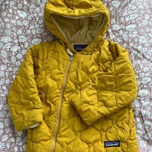 Patagonia Mustard Quilted Jacket